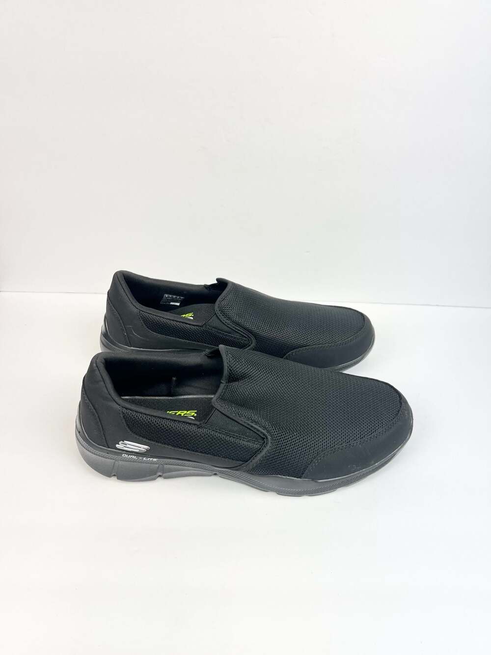 Skechers Relaxed Fit Equalizer Persistent Slip-On Sneakers - Black - Size 12